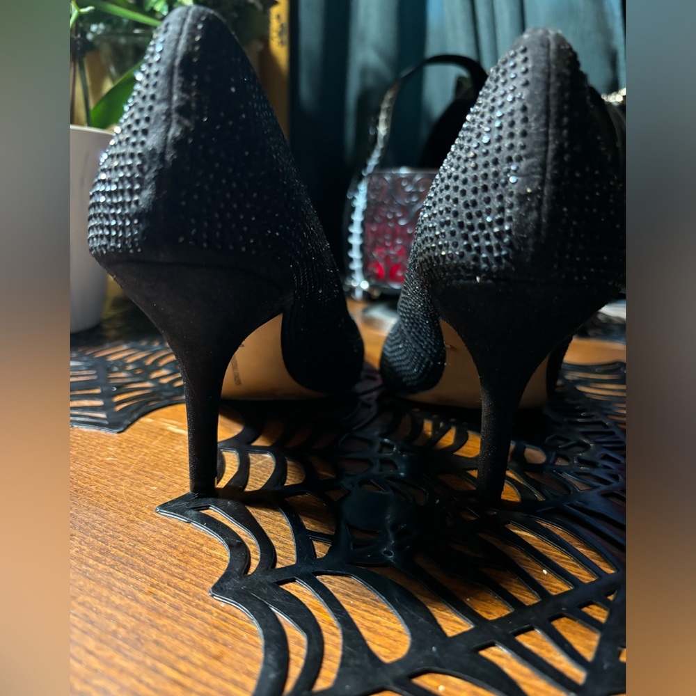 Inc International Concepts Sparkly Pointed Black … - image 4